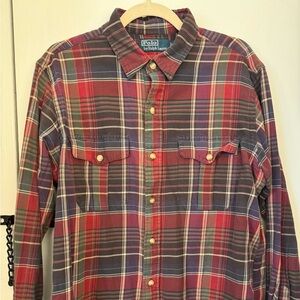 Polo Ralph Lauren plaid flannel button down